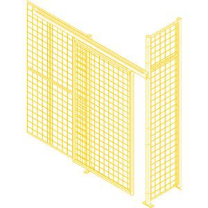 Wire Mesh Partition Components - Sliding Doors