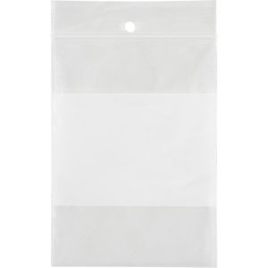 White Block Poly Bags