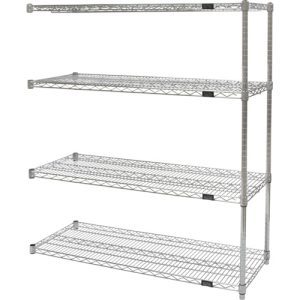 Heavy-Duty Chromate Wire Shelving