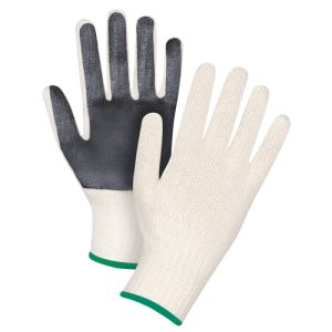 Palm-Coated String Knit Gloves