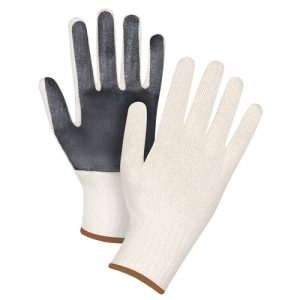 Palm-Coated String Knit Gloves