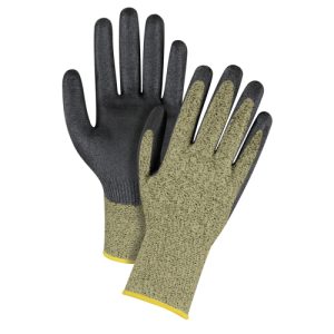 Black & Yellow Seamless Stretch Cut-Resistant Gloves