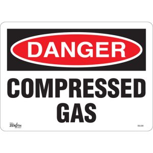 "Compressed Gas" Sign