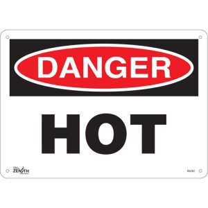 "Danger Hot" Sign