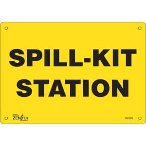 "Spill Kit Station" Sign