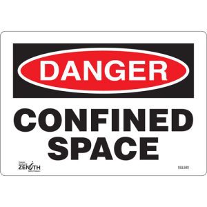 "Confined Space" Sign