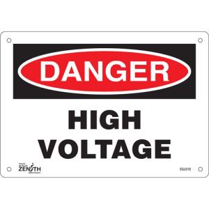 "High Voltage" Sign