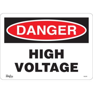 "High Voltage" Sign