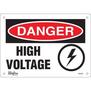 "High Voltage" Sign