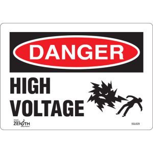 "High Voltage" Sign