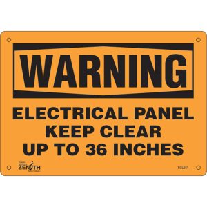 "Electrical Panel" Sign