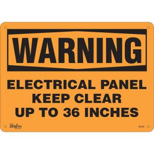 "Electrical Panel" Sign
