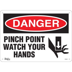 "Pinch Point" Sign