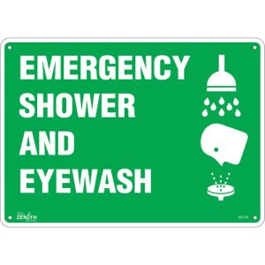 "Emergency Shower And Eyewash" Sign