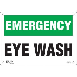 "Eye Wash" Sign