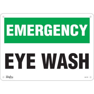 "Eye Wash" Sign