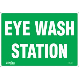 "Eye Wash Station" Sign