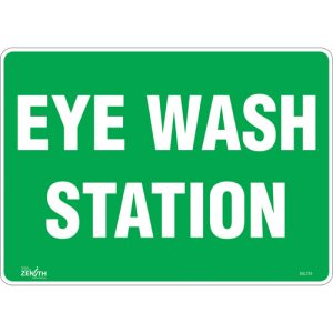 "Eye Wash Station" Sign