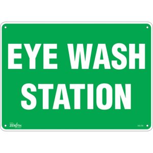 "Eye Wash Station" Sign