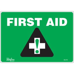 "First Aid" Sign