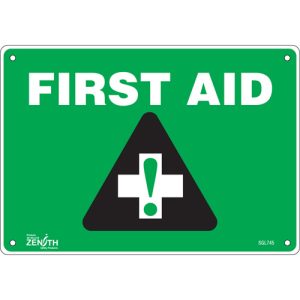 "First Aid" Sign