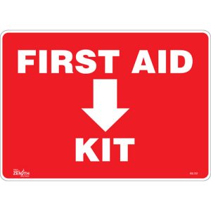 "First Aid Kit" Sign