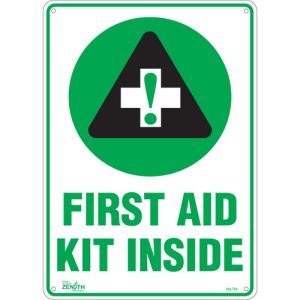 "First Aid Kit" Sign