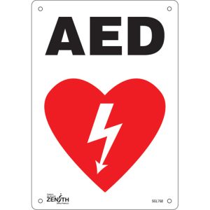 "AED" Sign