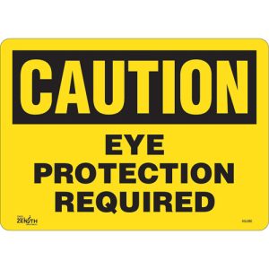 "Eye Protection Required" Sign