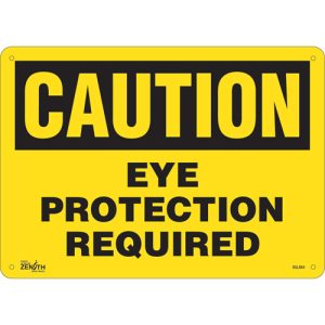 "Eye Protection Required" Sign