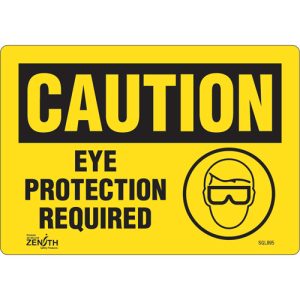 "Eye Protection Required" Sign