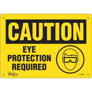 "Eye Protection Required" Sign