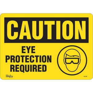 "Eye Protection Required" Sign