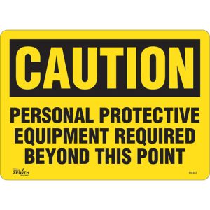 "Personal Protective Equipment Required" Sign