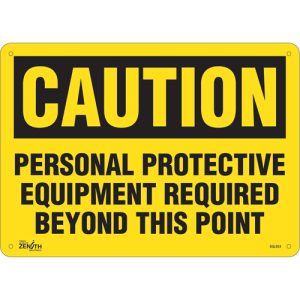 "Personal Protective Equipment Required" Sign
