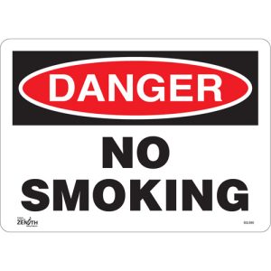 "No Smoking" Sign