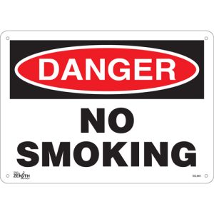 "No Smoking" Sign