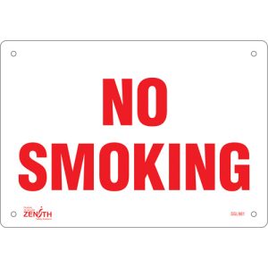 "No Smoking" Sign