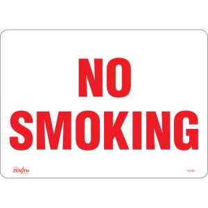 "No Smoking" Sign