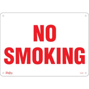 "No Smoking" Sign