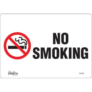 "No Smoking" Sign