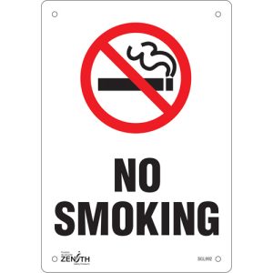 "No Smoking" Sign