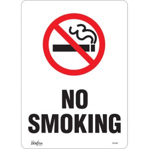 "No Smoking" Sign