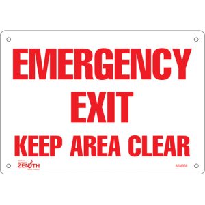 "Emergency Exit" Sign