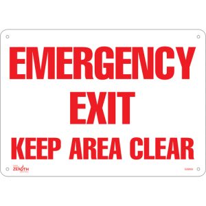 "Emergency Exit" Sign