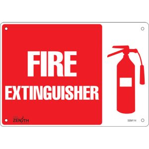 "Fire Extinguisher" Sign