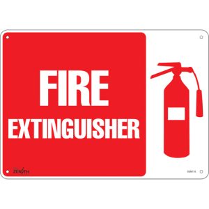 "Fire Extinguisher" Sign