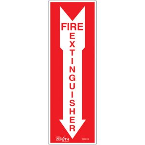 "Fire Extinguisher" Sign