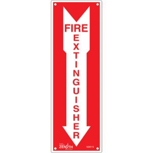 "Fire Extinguisher" Sign