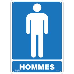 "Hommes" Sign